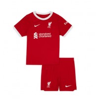 Fotballdrakt Barn Liverpool Hjemmedraktsett 2023-24 Kortermet (+ Korte bukser)